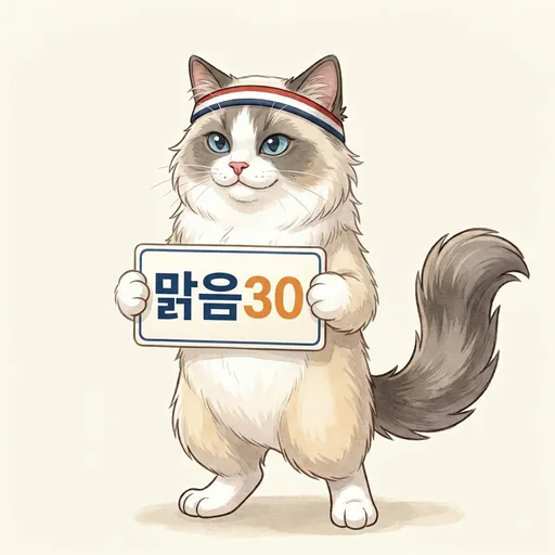 역노화체이스의 첫 번째 프로젝트 맑음30을 소개하는 맑음냥